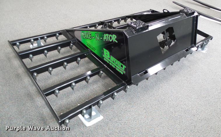 image for item EP9838 2018 B-Built Manufacturing Rake-N-Ator skid steer rake