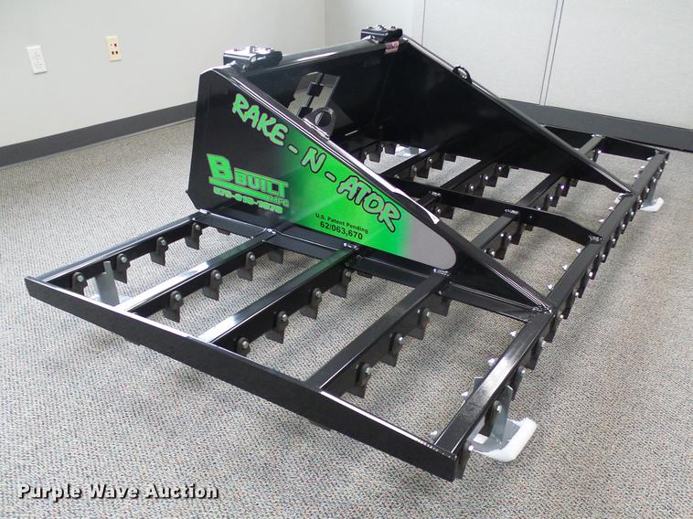 image for item EP9838 2018 B-Built Manufacturing Rake-N-Ator skid steer rake
