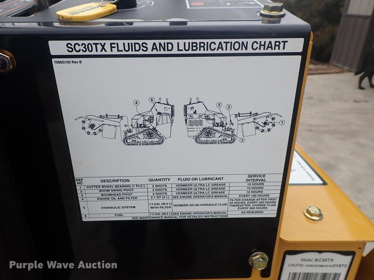 image for item FL9581 2017 Vermeer SC30TX stump grinder