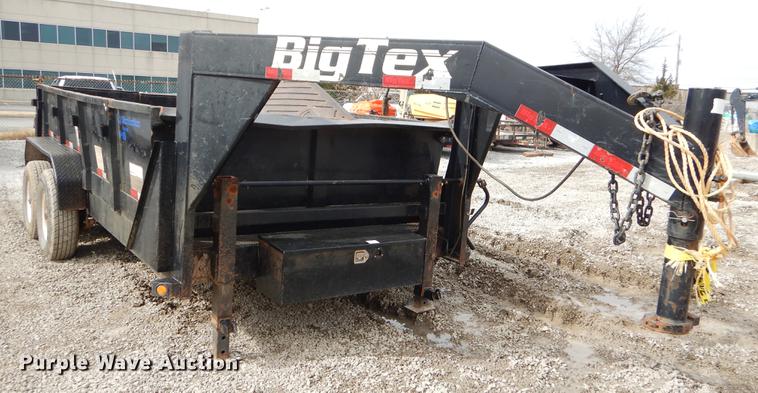 image for item FQ9573 2014 Big Tex 14GX end dump trailer