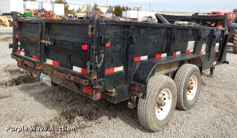 image for item FQ9573 2014 Big Tex 14GX end dump trailer