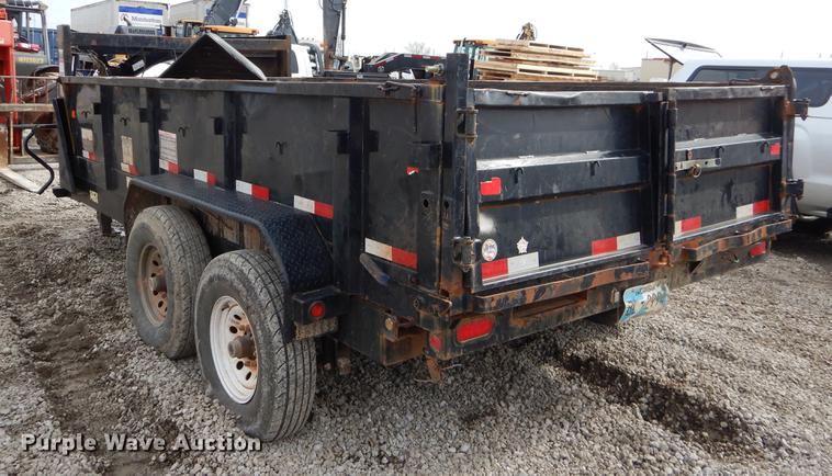 image for item FQ9573 2014 Big Tex 14GX end dump trailer