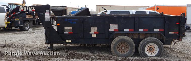 image for item FQ9573 2014 Big Tex 14GX end dump trailer
