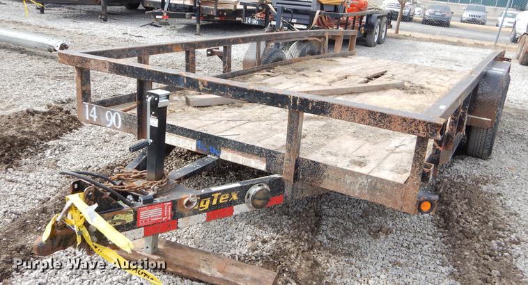 image for item FQ9577 2014 Big Tex utility trailer