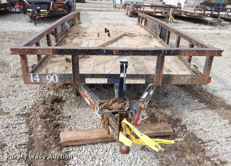 image for item FQ9577 2014 Big Tex utility trailer