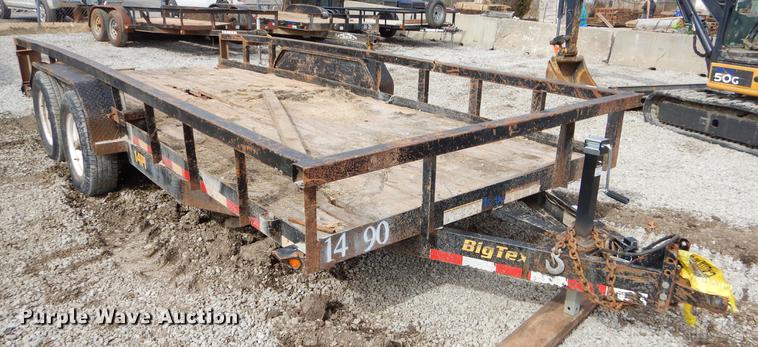 image for item FQ9577 2014 Big Tex utility trailer