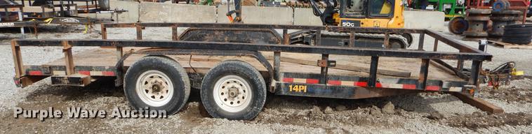 image for item FQ9577 2014 Big Tex utility trailer