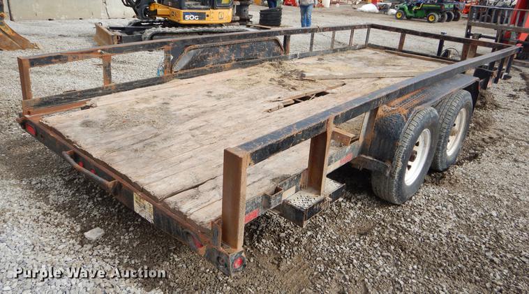 image for item FQ9577 2014 Big Tex utility trailer