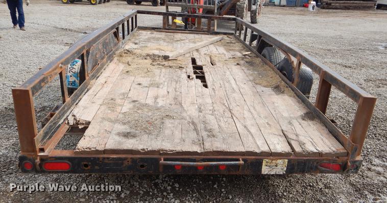 image for item FQ9577 2014 Big Tex utility trailer