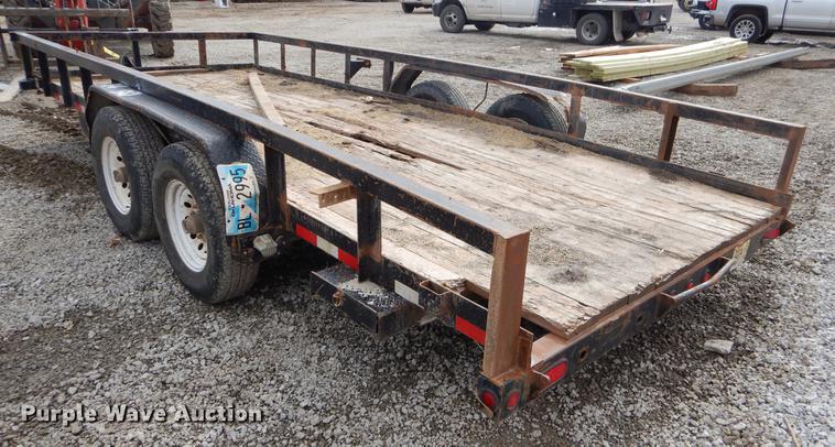 image for item FQ9577 2014 Big Tex utility trailer