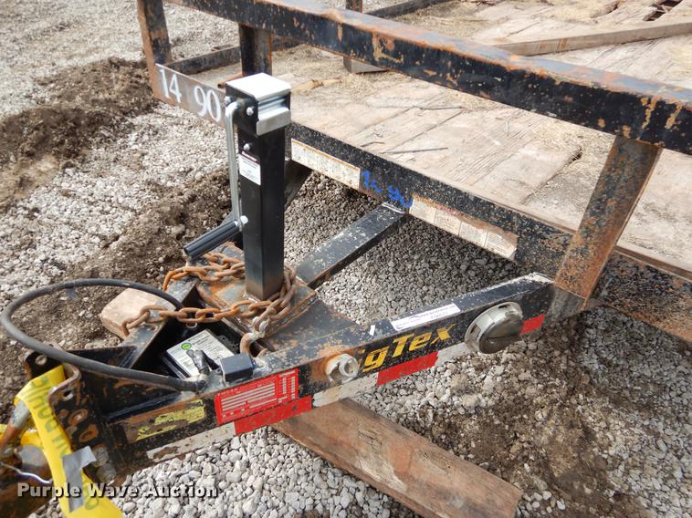 image for item FQ9577 2014 Big Tex utility trailer