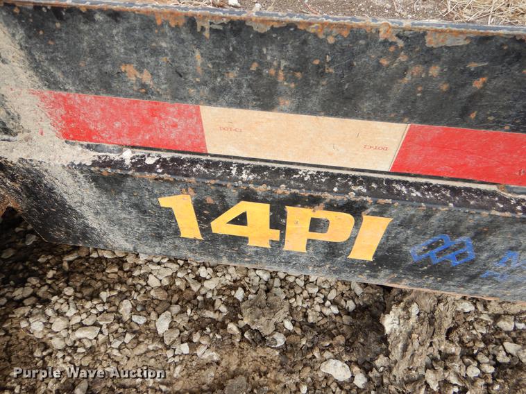 image for item FQ9577 2014 Big Tex utility trailer