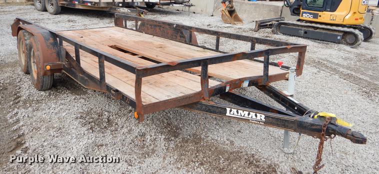 image for item FQ9578 2014 Lamar utility trailer