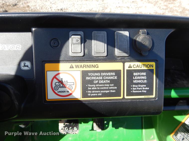 image for item FQ9588 2015 John Deere Gator TX utility vehicle