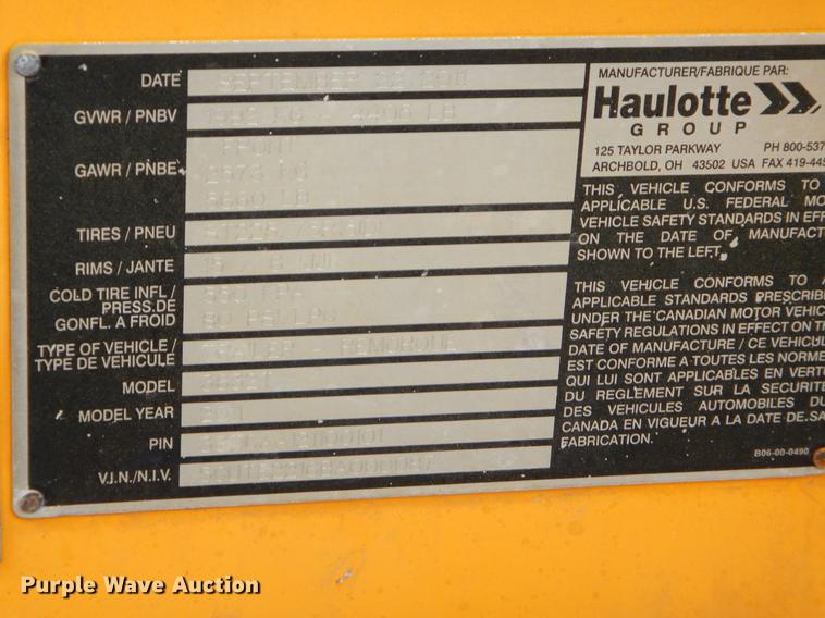 image for item FQ9599 2011 Biljax 3632 boom lift