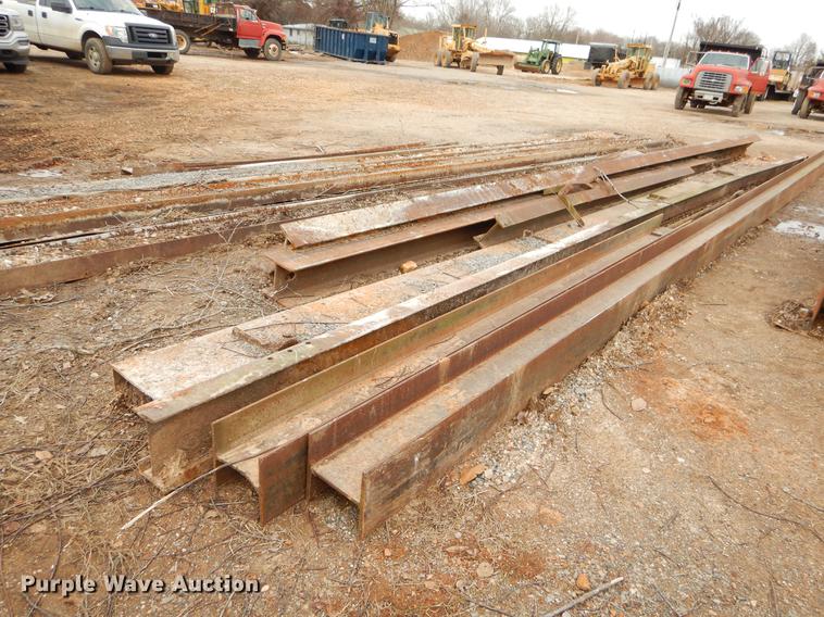 image for item FQ9601 Approximately 15 steel I-beams