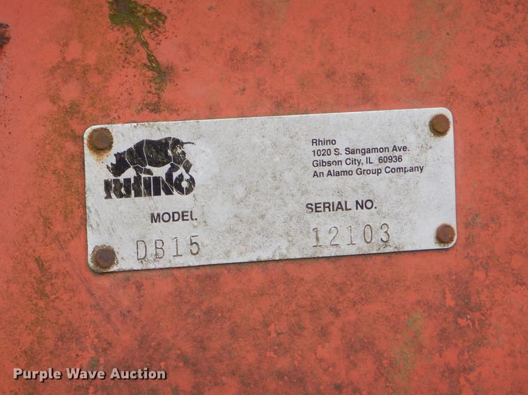 image for item FQ9613 Rhino DB150 side boom mower