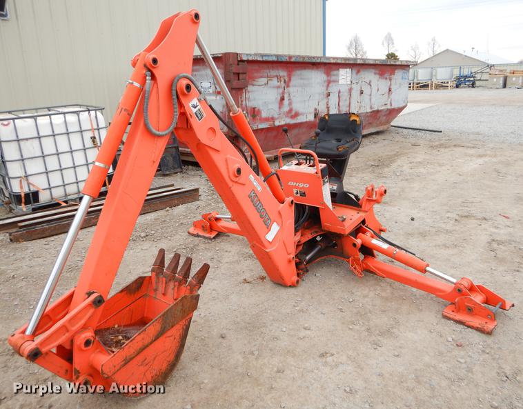 image for item FQ9633 Kubota BH90A tractor backhoe