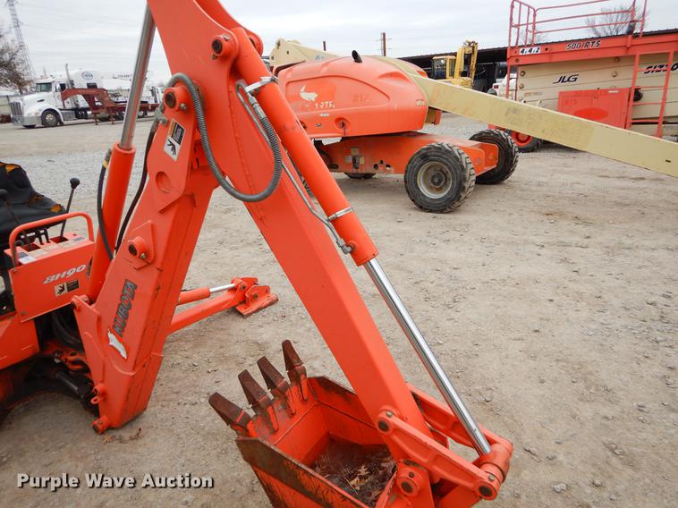 image for item FQ9633 Kubota BH90A tractor backhoe