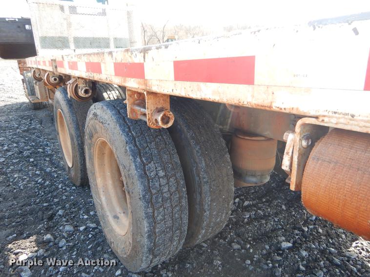 image for item FQ9637 1987 Peterbilt 587 flatbed truck