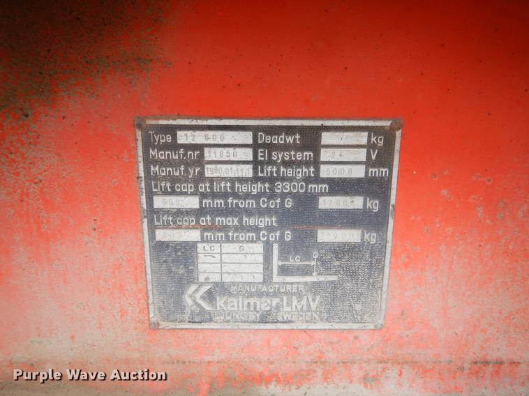 image for item FQ9674 Kalmar LMV12-600 forklift