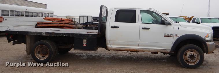 image for item FQ9705 2014 Dodge Ram 5500 Crew Cab flatbed truck