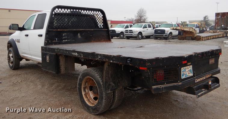 image for item FQ9705 2014 Dodge Ram 5500 Crew Cab flatbed truck
