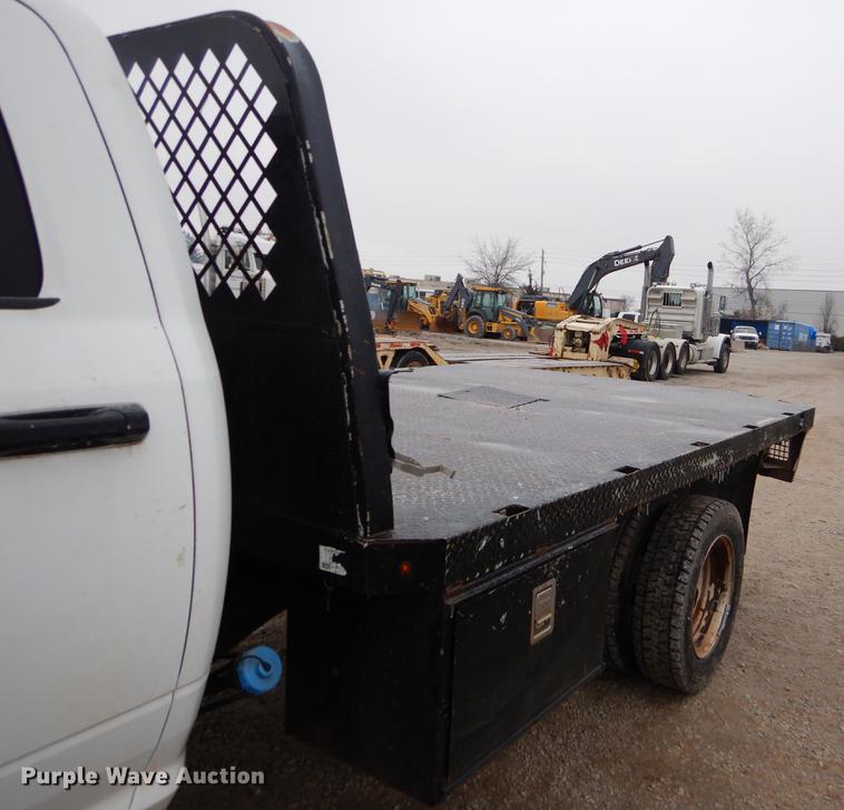 image for item FQ9705 2014 Dodge Ram 5500 Crew Cab flatbed truck