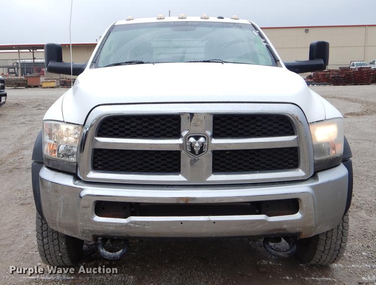 image for item FQ9708 2014 Dodge Ram 5500 Crew Cab flatbed truck