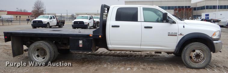 image for item FQ9708 2014 Dodge Ram 5500 Crew Cab flatbed truck