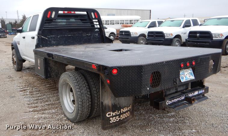 image for item FQ9708 2014 Dodge Ram 5500 Crew Cab flatbed truck
