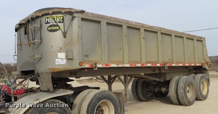 image for item L1490 1998 Hilbilt Hi Dump end dump trailer