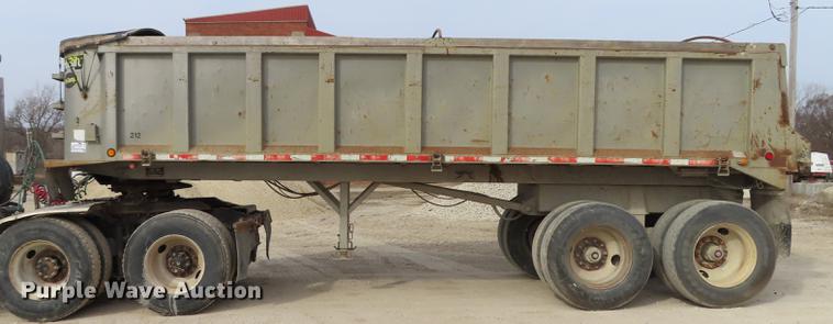 image for item L1490 1998 Hilbilt Hi Dump end dump trailer
