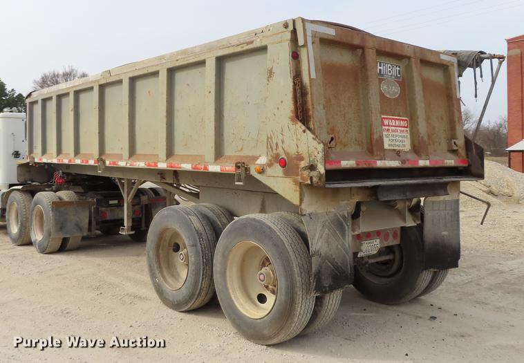 image for item L1490 1998 Hilbilt Hi Dump end dump trailer