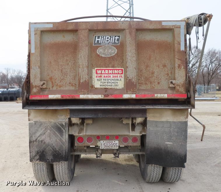 image for item L1490 1998 Hilbilt Hi Dump end dump trailer