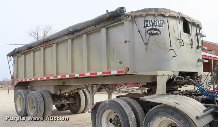 image for item L1490 1998 Hilbilt Hi Dump end dump trailer