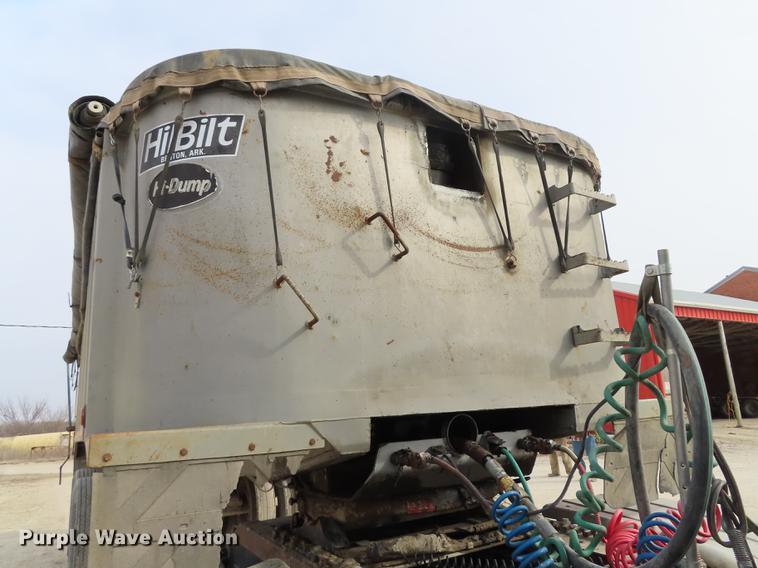 image for item L1490 1998 Hilbilt Hi Dump end dump trailer