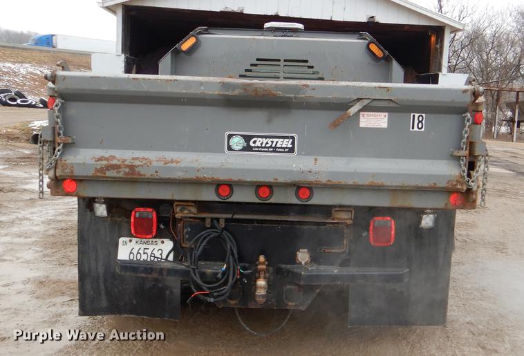 image for item DE0012 2007 Ford F450 Super Duty XL Crew Cab dump bed pickup truck