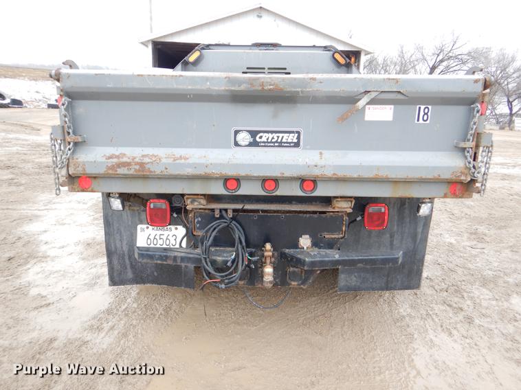 image for item DE0012 2007 Ford F450 Super Duty XL Crew Cab dump bed pickup truck