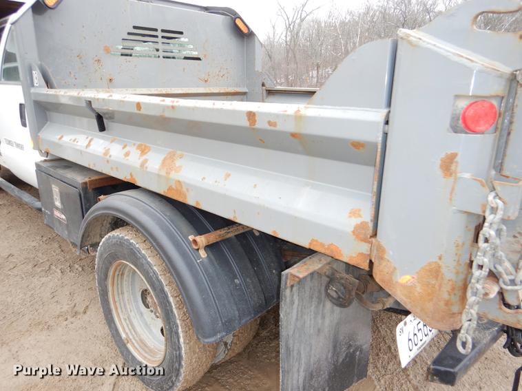 image for item DE0012 2007 Ford F450 Super Duty XL Crew Cab dump bed pickup truck