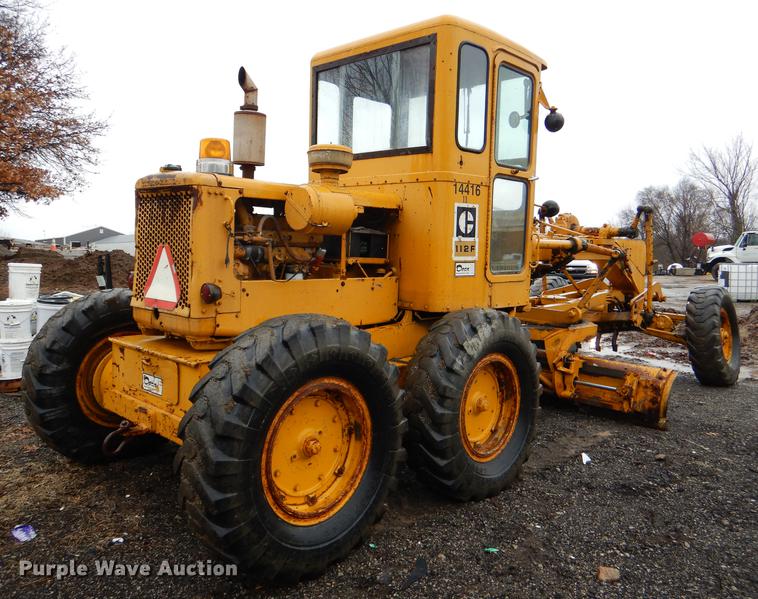 image for item DE0025 1972 Caterpillar 112F rigid frame motor grader