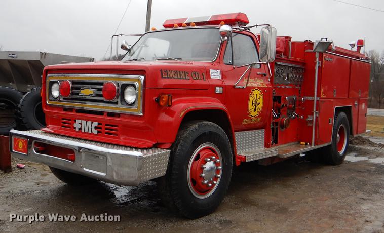 image for item DE0122 1984 Chevrolet Custom Deluxe 70 fire truck
