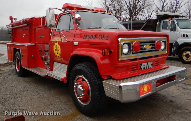 image for item DE0122 1984 Chevrolet Custom Deluxe 70 fire truck