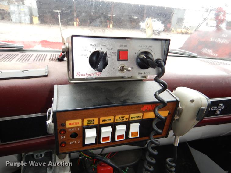 image for item DE0122 1984 Chevrolet Custom Deluxe 70 fire truck