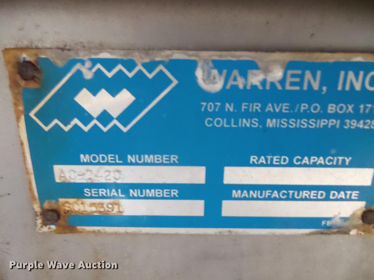 image for item DF7656 Warren AL1420 stainless steel spreader