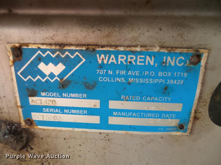 image for item DF7658 Warren AL1420 stainless steel spreader