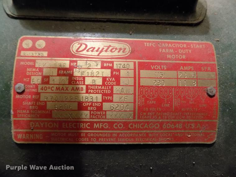 image for item FA9504 Ingersoll Rand V244X2 vacuum pump