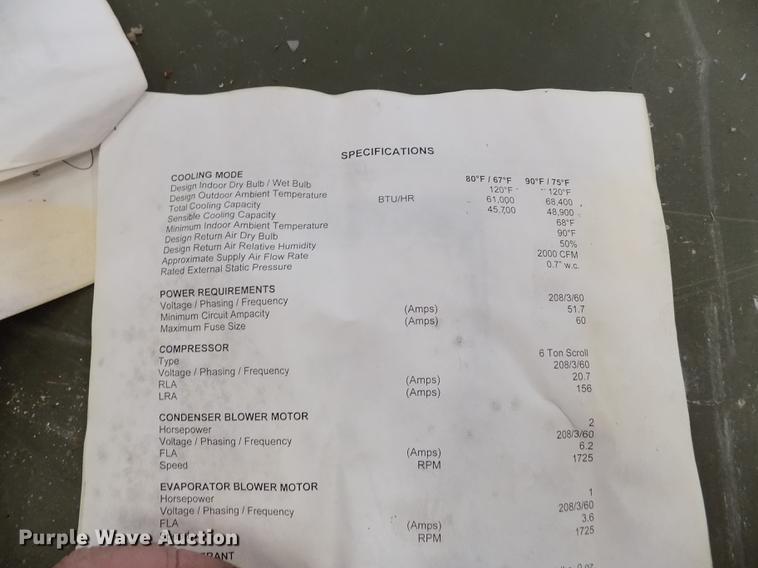 image for item FH9178 United CoolAir air conditioner