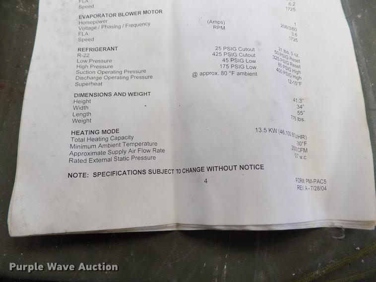 image for item FH9178 United CoolAir air conditioner