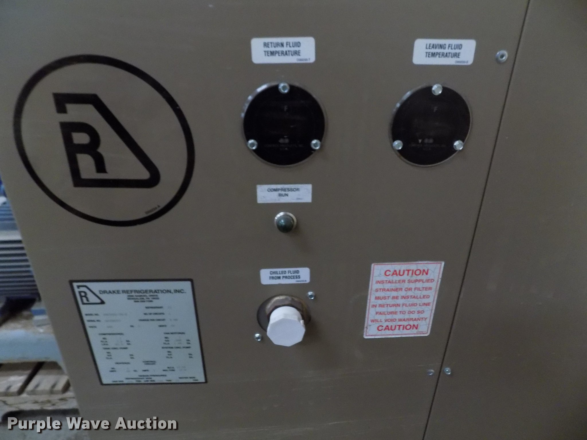 Drake Refrigeration PAC36S2-T4-Z chiller in Salina, KS | Item FH9188 ...